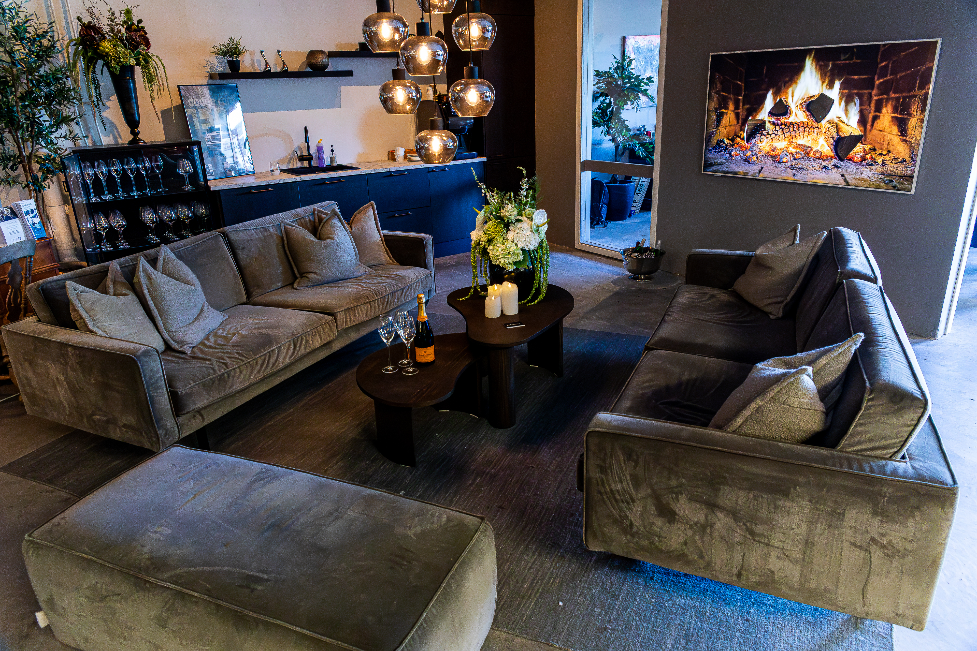 Privat arrangement i CarMatch-loungen